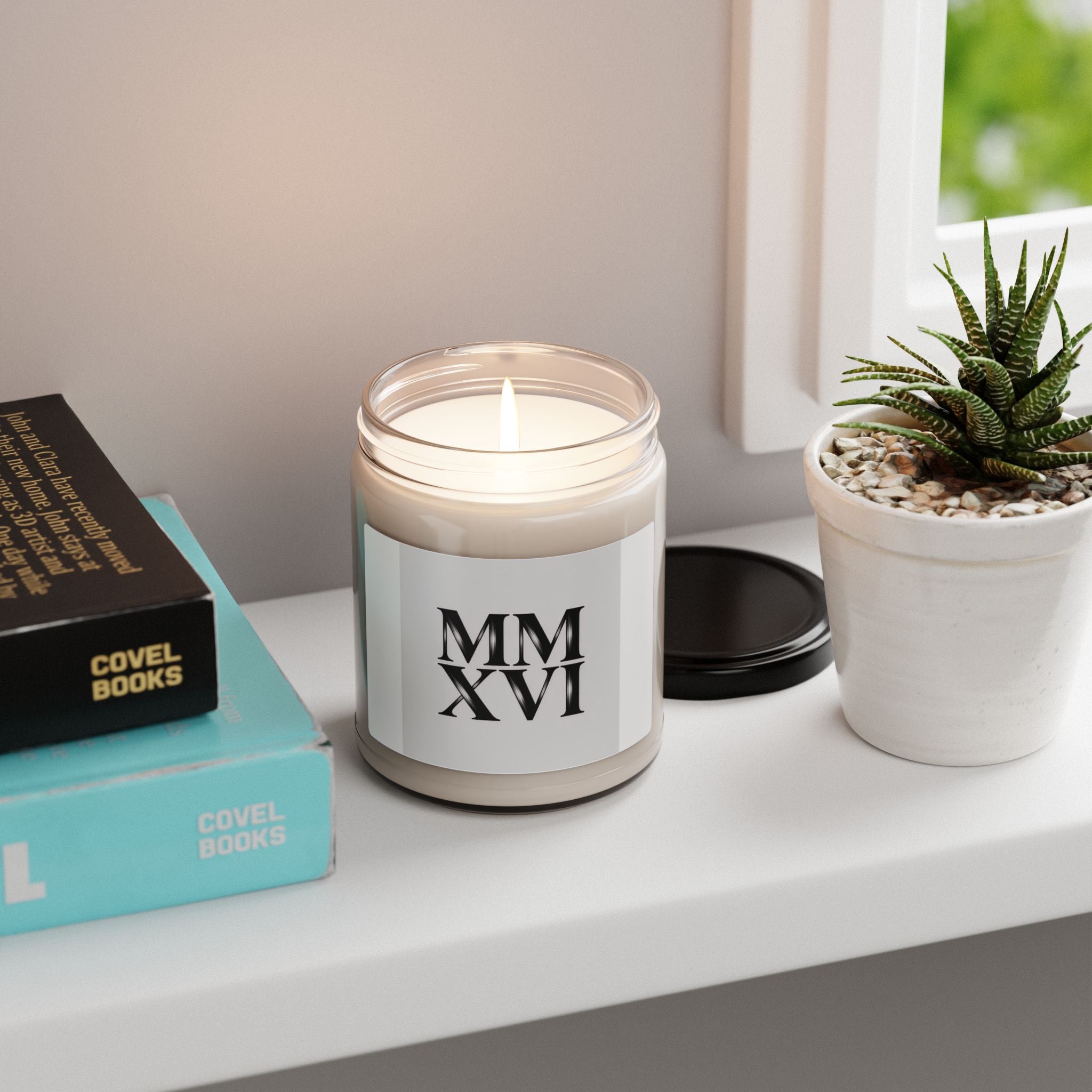 MMXXVI Roman Numerals Soy Candle, 9oz | 2026 New Year Minimal