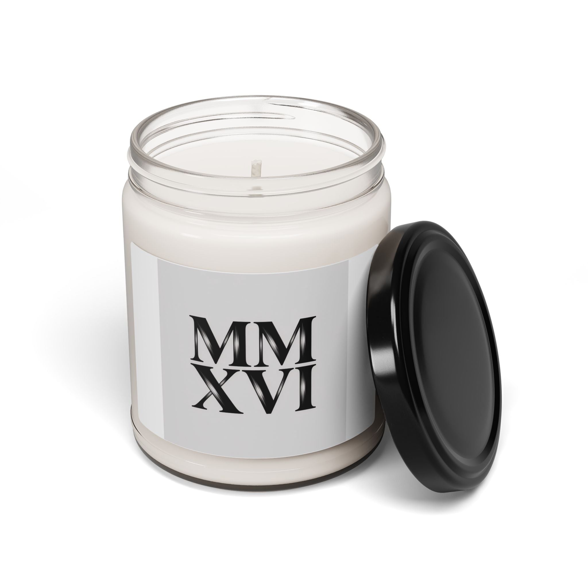 MMXXVI Roman Numerals Soy Candle, 9oz | 2026 New Year Minimal