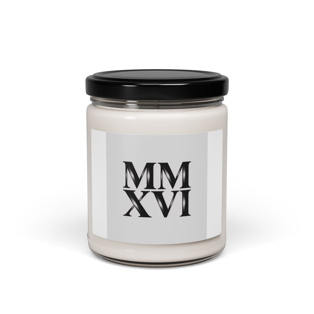 MMXXVI Roman Numerals Soy Candle, 9oz | 2026 New Year Minimal