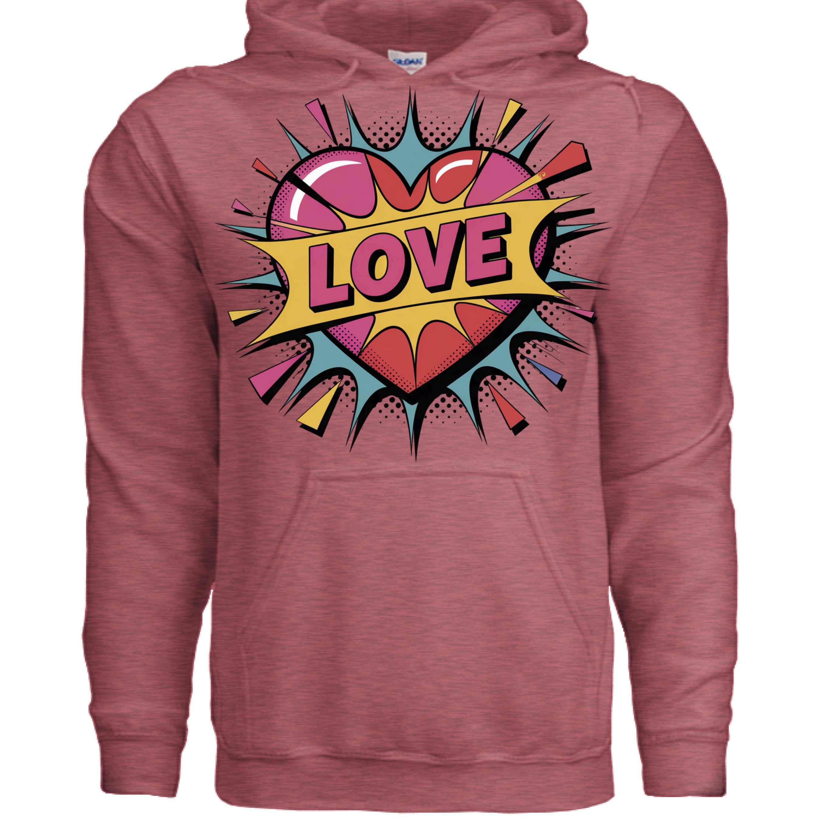 Heather Sport Scarlet Red - FRONT